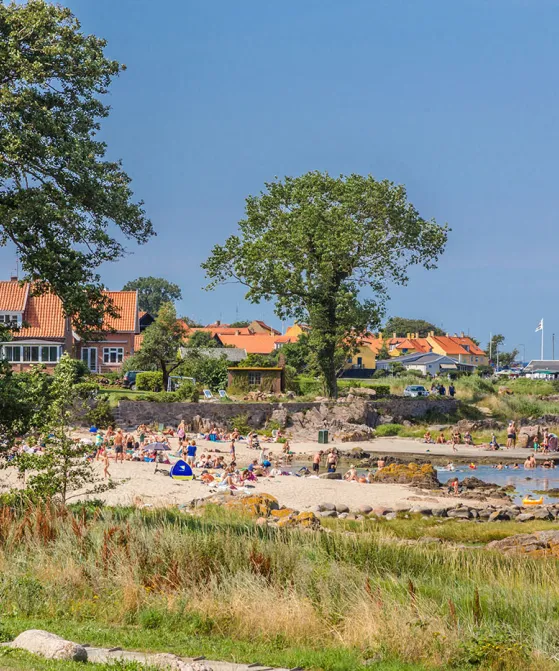 Allinge på en sommerdag