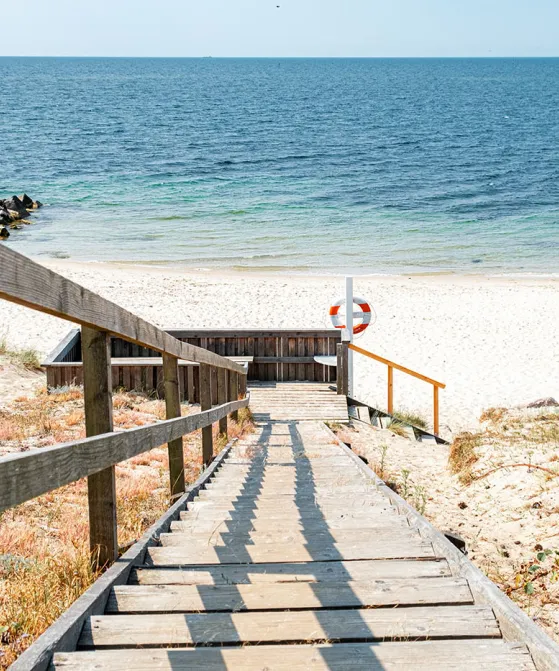 Galløkken strand ved Rønne