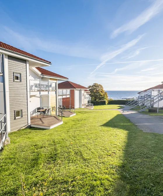 Gudhjem Søpark byder på ferielejligheder med skøn beliggenhed