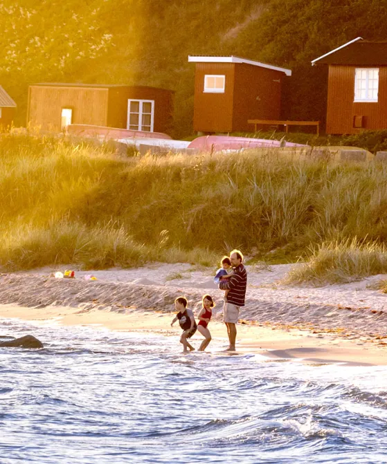 Boderne har en fantastisk sandstrand