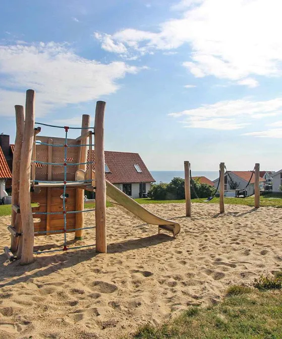 Legepladsen hos Gudhjem Feriepark