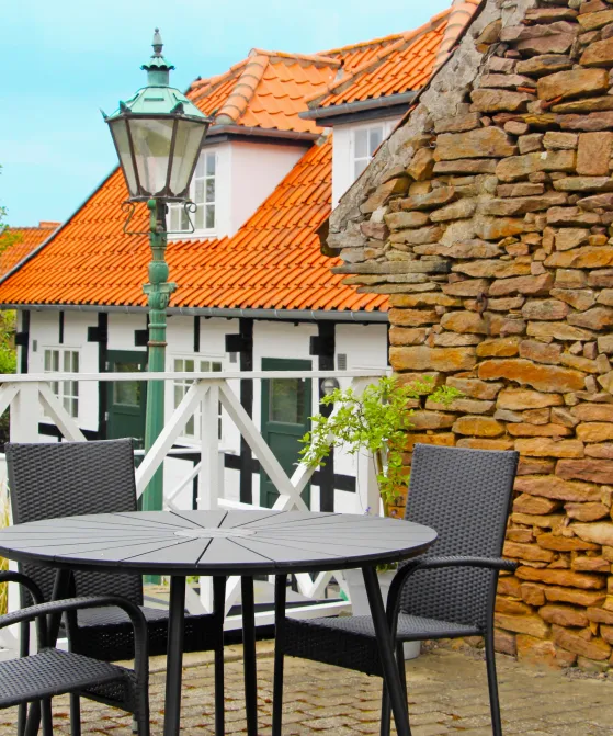 Terrasse i ferielejlighed