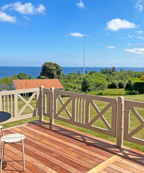 Sandkås Seaview Udsigt fra terrase i ferielejlighed for 4-6 personer