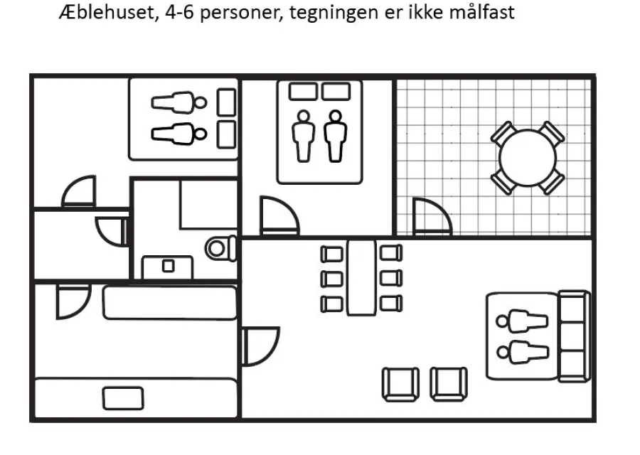 Æblehuset - Ferienhaus 4-6 Personen