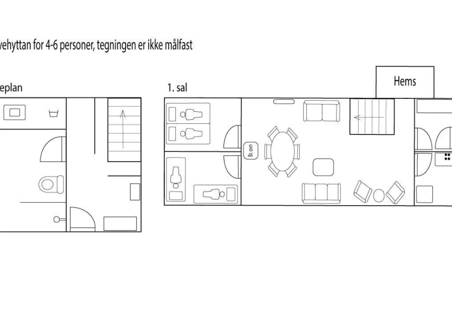 Torvehyttan - Holiday home for 4-6 people
