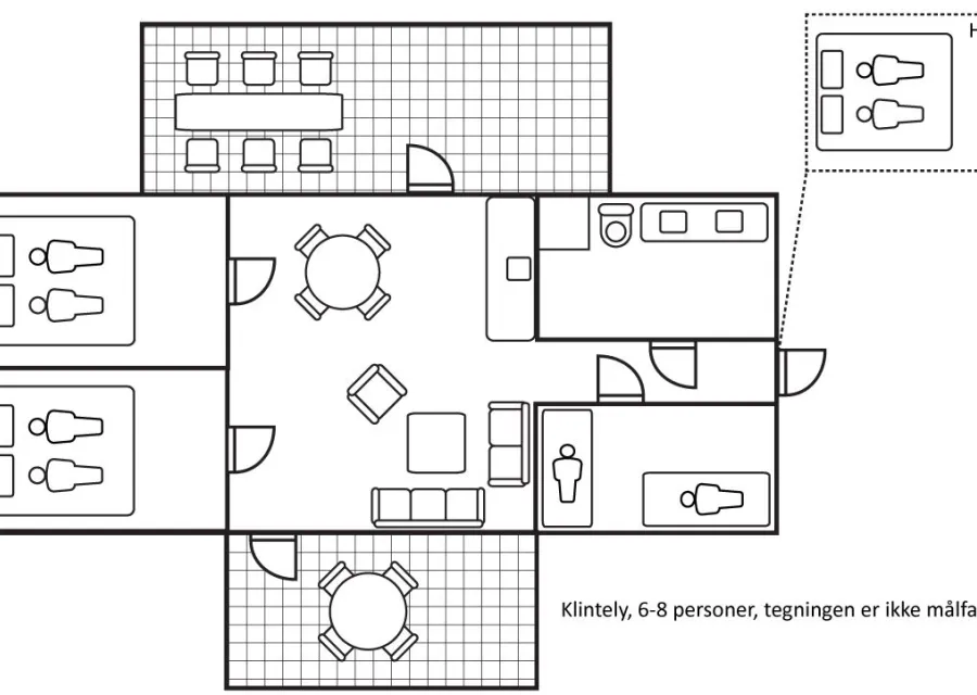 Ferienhaus für 6-8 Personen