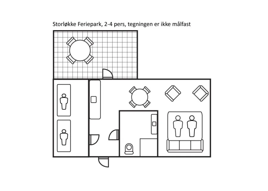 Feriehus for 2-4 personer