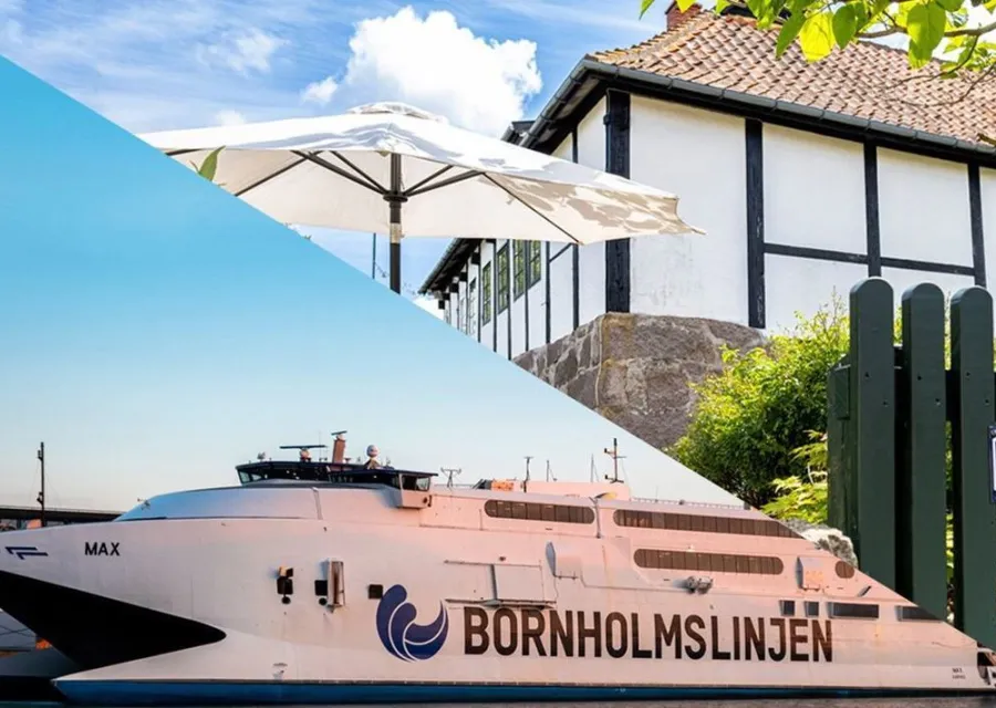 Valgfrit ophold & færge tur/retur Ystad-Rønne