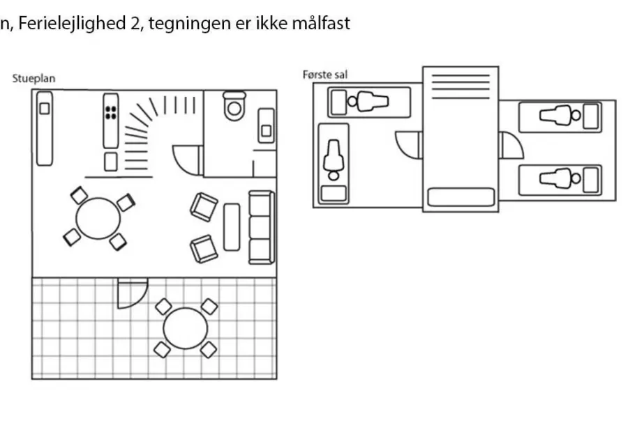 Ferielejlighed (2) for 4 personer