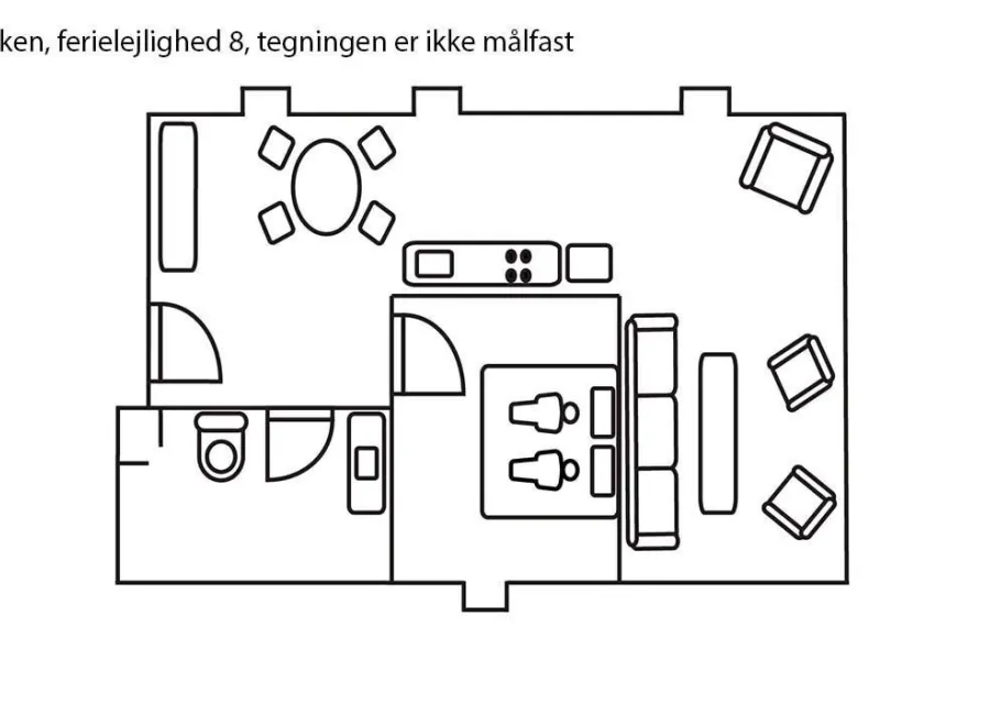 Holiday apartment (8) for 2-4 persons