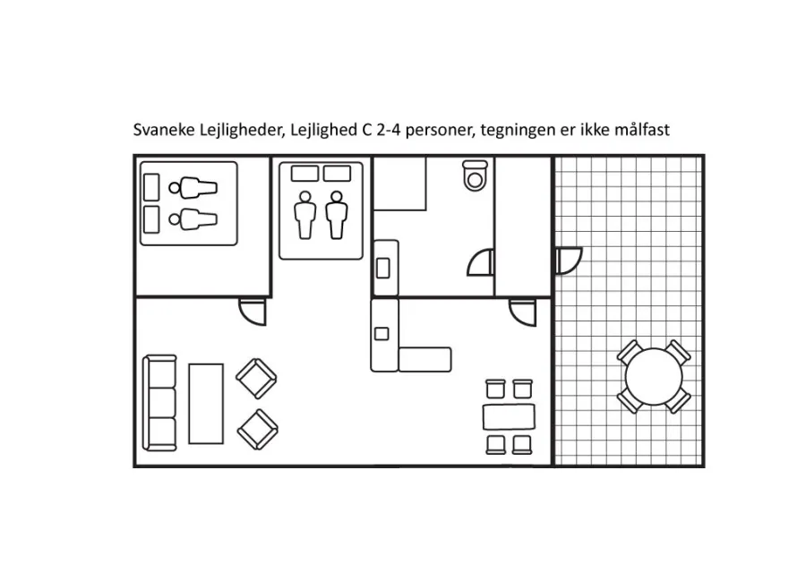 Ferienwohnung (4) für 2-4 Personen