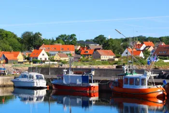 ÅRsdale havn i solskin