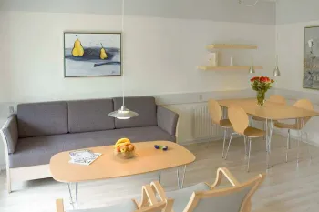 Indretning af feriehusene i Hasle Feriepark