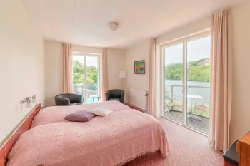 Hotel Hammersø - Dobbeltværelse med balkon og søudsigt A