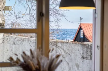 Havkig fra køkkenet i Mosehuset