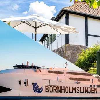 Valgfrit ophold & færge tur/retur Ystad-Rønne
