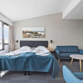 Familieværelse for 4 personer på Hotel Abildgård