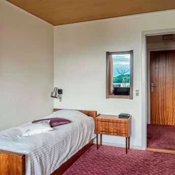 Hotel Hammersø - Enkeltværelse med balkon og søudsigt (B)