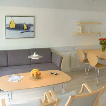 Indretning af feriehusene i Hasle Feriepark