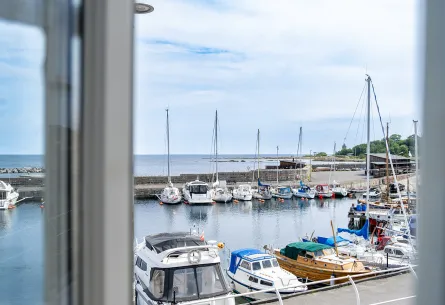 Udsigt over Svaneke Havn fra Østersøen Ferielejligheder nr. 5