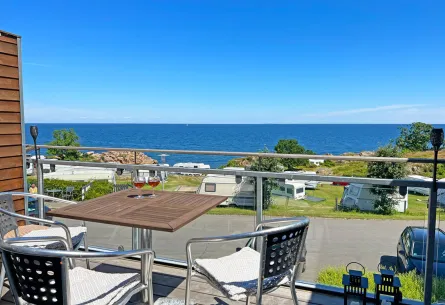 Sletten 9 - Balkon med havudsigt