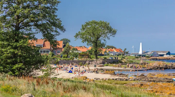 Allinge på en sommerdag