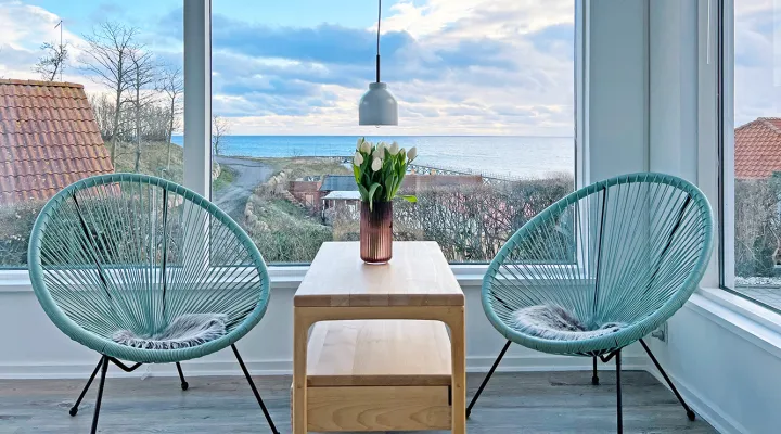 Arnager Seaview - Udsigt fra udestue