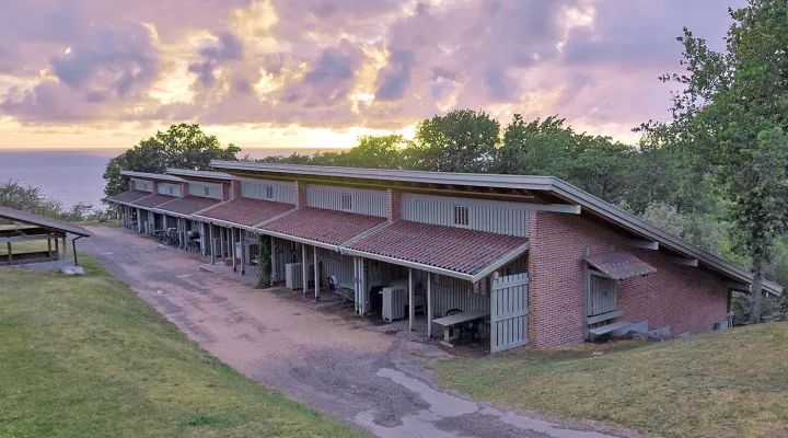 Hammershuse - Solnedgang