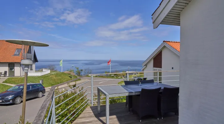 Havudsigt fra feriebolig i Gudhjem Feriehuse