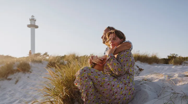 Par på Dueodde strand