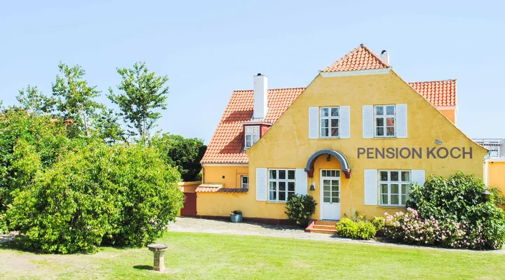 Pension Koch i Gudhjem Set udefra
