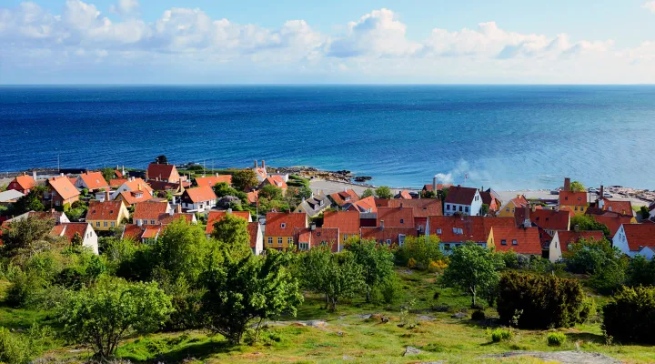 Gudhjem er en smuk bjergby med hyggelig atmosfære