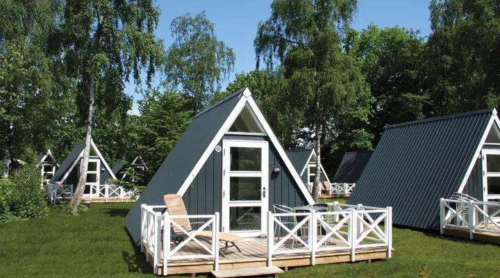 Hasle Hytteby på Bornholm er særligt fantastisk på en varm sommerdag