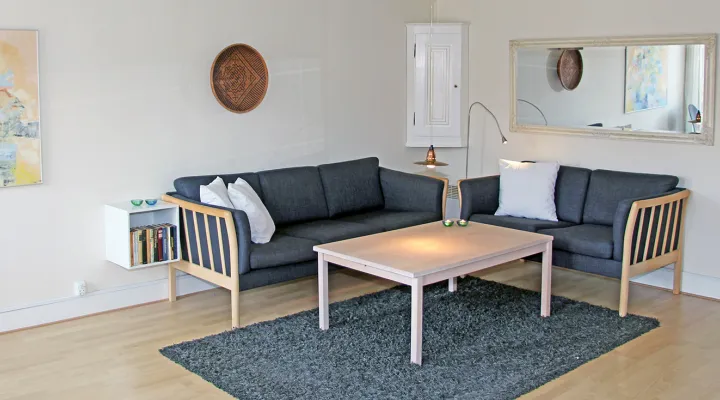 Møllegården Svaneke - Stue i lejlighed D
