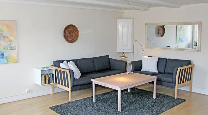 Møllegården Svaneke - Stue i lejlighed D