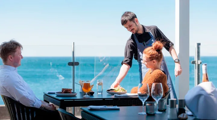 Griffen Spahotel - Spis middag med havudsigt på Restaurant G