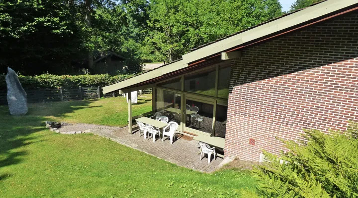 Skøn, overdækket terrasse i Hammershuse 1C