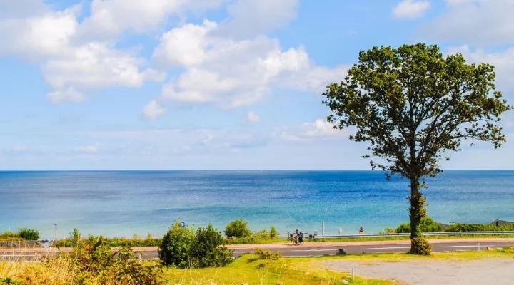 Udsigt over Østersøen fra Sandkås Søpark