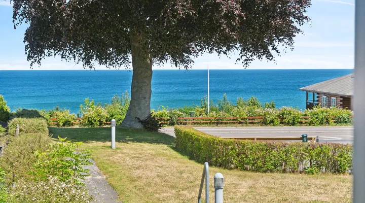 Flot havudsigt fra en lejlighed i Søterrasserne