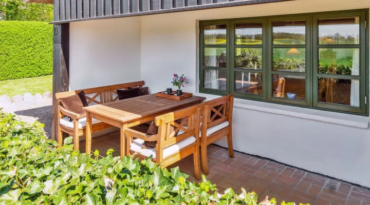 Stråhytten - Terrasse