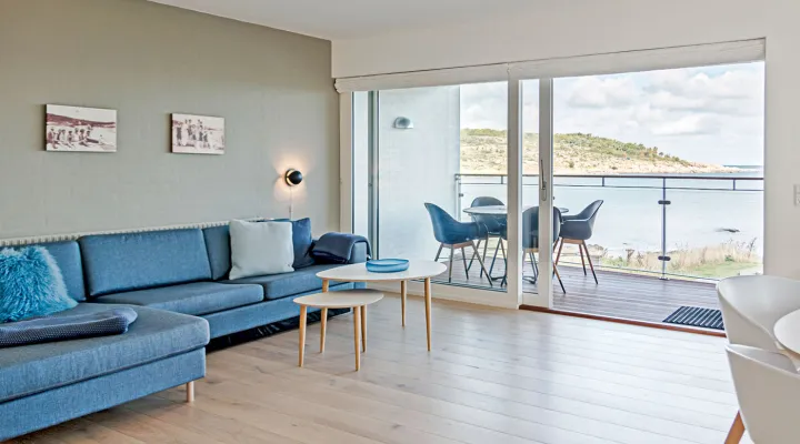 Strandpromenaden - Stue med havudsigt 