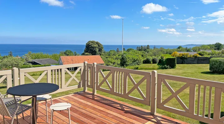Sandkås Seaview Udsigt fra terrase i ferielejlighed for 4-6 personer