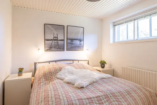 Brohuset i Arnager - Soveværelse i stueetage