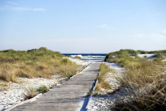Gå en tur ned til Dueodde Strand