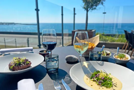 Griffen Spahotel - Nyd din middag på terrassen