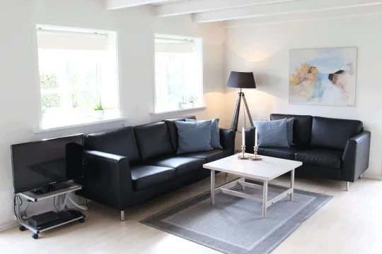 Møllehuset - Stue med TV