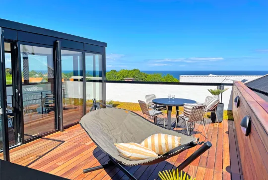 Klintely Tagterrasse for ferielejlighed til op til 4 personer