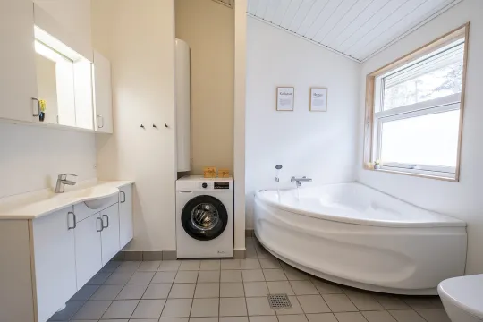 Badeværelse med spa i Rubinhusene nr. 19