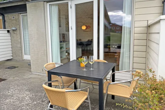 Du har din egen terrasse i lejl. 71 i Søterrasserne