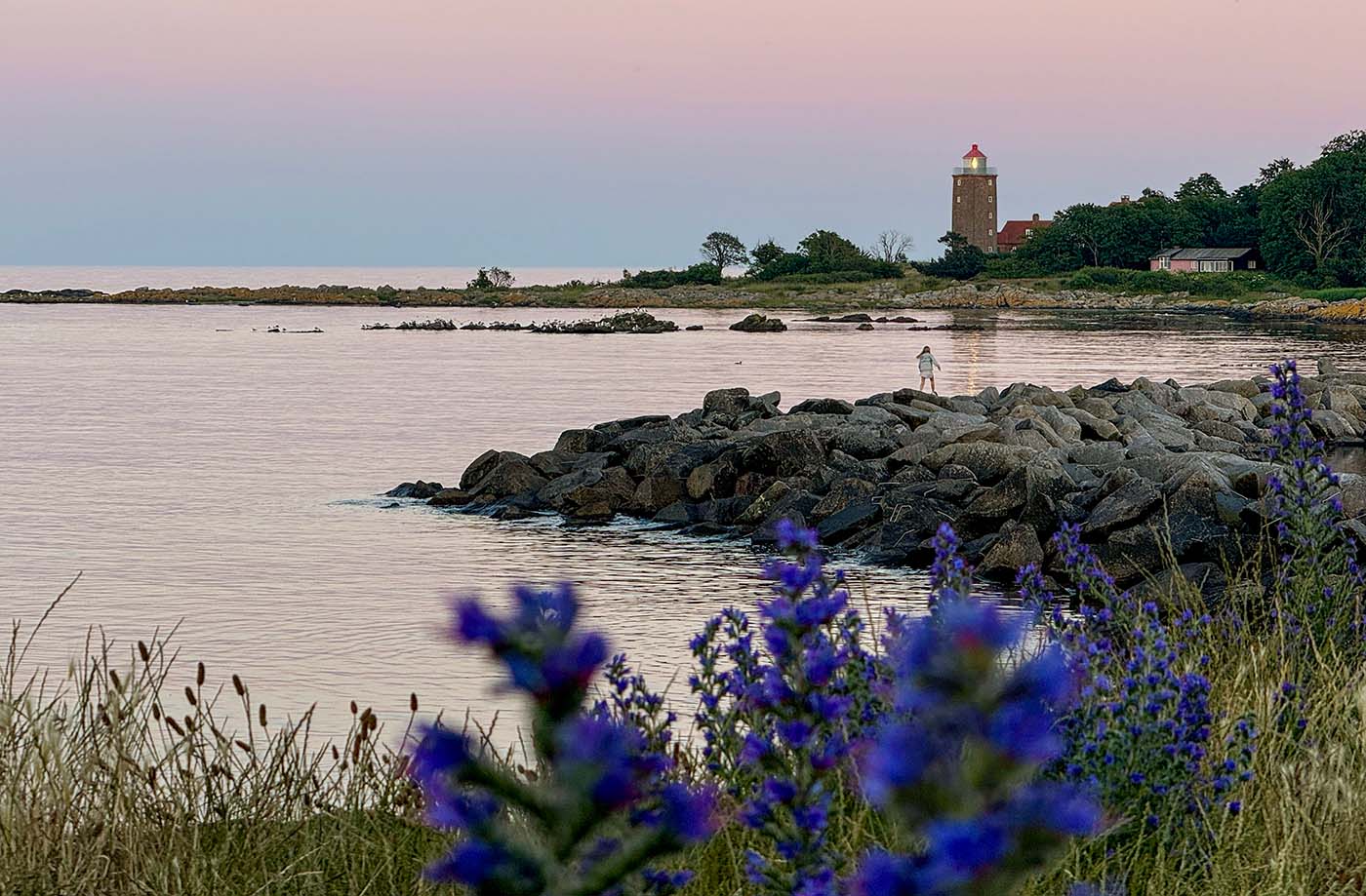 Svaneke Fyr på en sommeraften